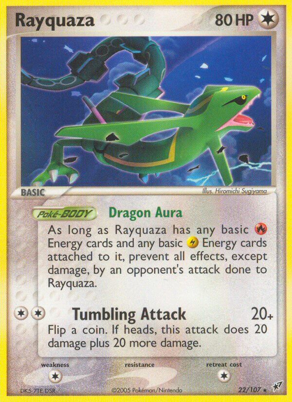 Rayquaza (22/107) (Theme Deck Exclusive) [EX: Deoxys] - Card Brawlers | Quebec | Canada | Yu-Gi-Oh!