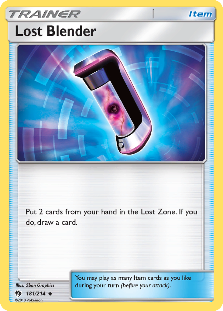 Lost Blender (181/214) [Sun & Moon: Lost Thunder] - Card Brawlers | Quebec | Canada | Yu-Gi-Oh!