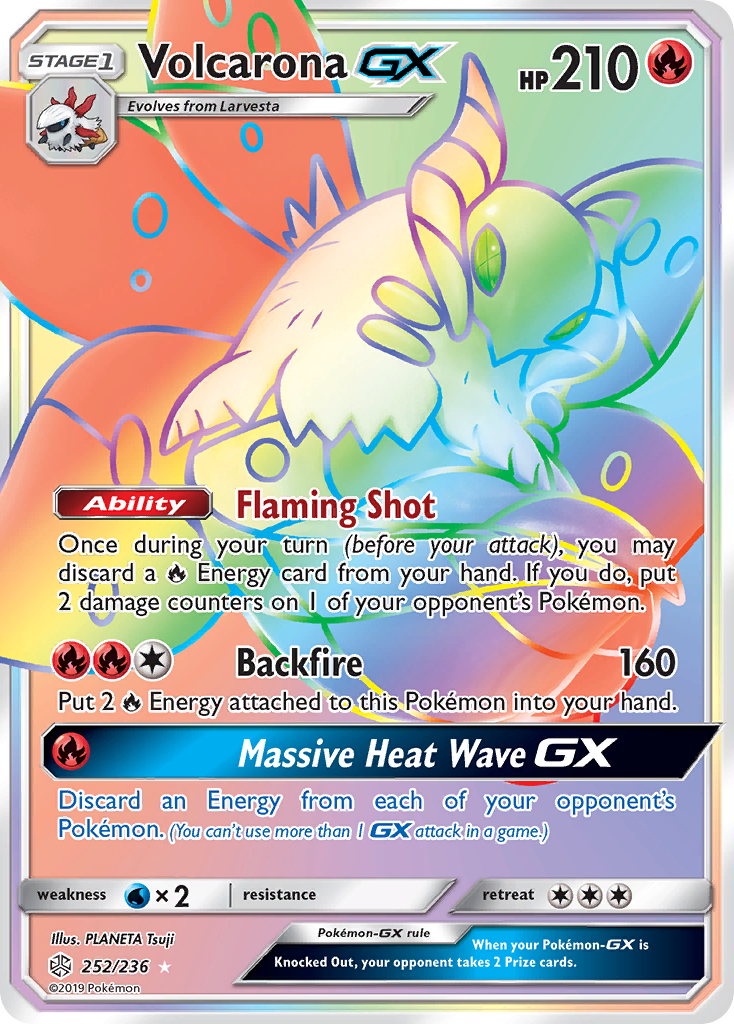 Volcarona GX (252/236) [Sun & Moon: Cosmic Eclipse] - Card Brawlers | Quebec | Canada | Yu-Gi-Oh!