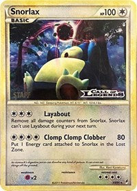 Snorlax (33/95) (Staff Prerelease Promo) [Nintendo: Black Star Promos] - Card Brawlers | Quebec | Canada | Yu-Gi-Oh!