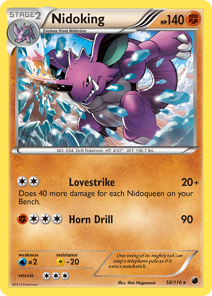 Nidoking (58/116) [Black & White: Plasma Freeze] - Card Brawlers | Quebec | Canada | Yu-Gi-Oh!