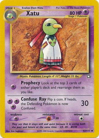 Xatu (52/111) [Neo Genesis Unlimited] - Card Brawlers | Quebec | Canada | Yu-Gi-Oh!