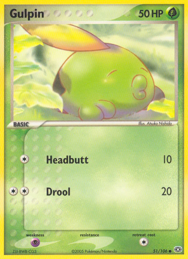 Gulpin (51/106) [EX: Emerald] - Card Brawlers | Quebec | Canada | Yu-Gi-Oh!