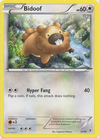 Bidoof (12/30) [XY: Trainer Kit 1 - Bisharp] - Card Brawlers | Quebec | Canada | Yu-Gi-Oh!