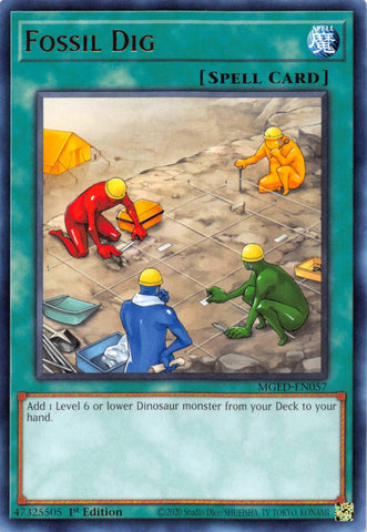 Fossil Dig [MGED-EN057] Rare - Card Brawlers | Quebec | Canada | Yu-Gi-Oh!