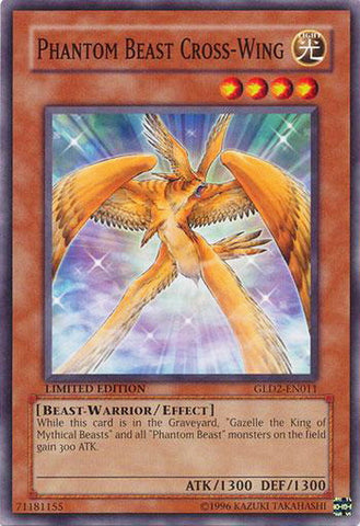 Phantom Beast Cross-Wing [GLD2-EN011] Common - Card Brawlers | Quebec | Canada | Yu-Gi-Oh!