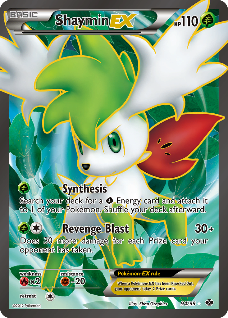Shaymin EX (94/99) [Black & White: Next Destinies] - Card Brawlers | Quebec | Canada | Yu-Gi-Oh!