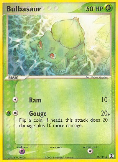 Bulbasaur (55/112) [EX: FireRed & LeafGreen] - Card Brawlers | Quebec | Canada | Yu-Gi-Oh!