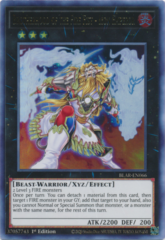 Brotherhood of the Fire Fist - Lion Emperor [BLAR-EN066] Ultra Rare - Card Brawlers | Quebec | Canada | Yu-Gi-Oh!