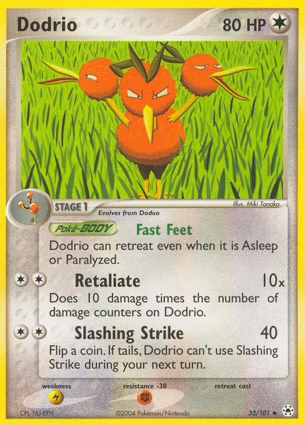 Dodrio (33/101) [EX: Hidden Legends] - Card Brawlers | Quebec | Canada | Yu-Gi-Oh!