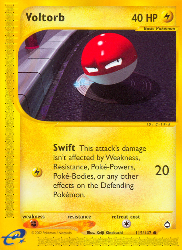 Voltorb (115/147) [Aquapolis] - Card Brawlers | Quebec | Canada | Yu-Gi-Oh!