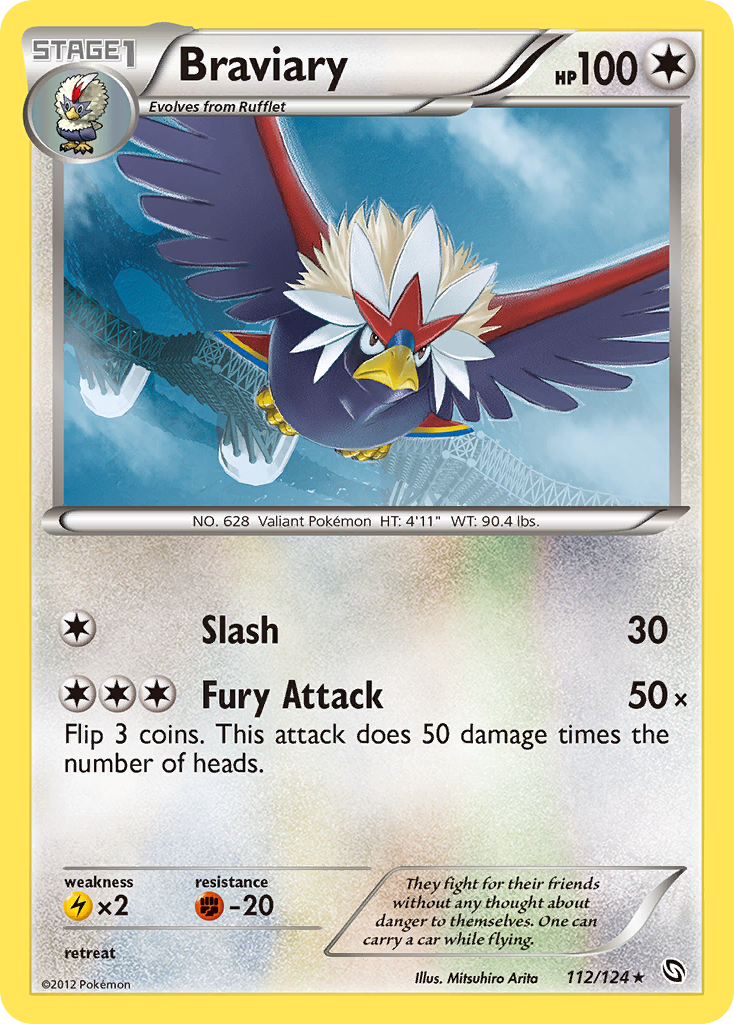 Braviary (112/124) [Black & White: Dragons Exalted] - Card Brawlers | Quebec | Canada | Yu-Gi-Oh!