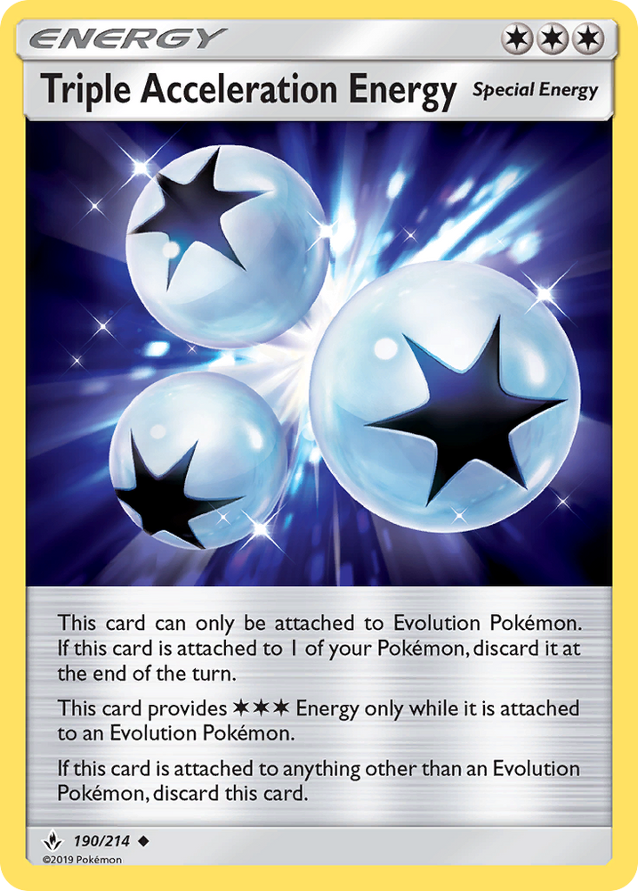 Triple Acceleration Energy (190/214) [Sun & Moon: Unbroken Bonds] - Card Brawlers | Quebec | Canada | Yu-Gi-Oh!