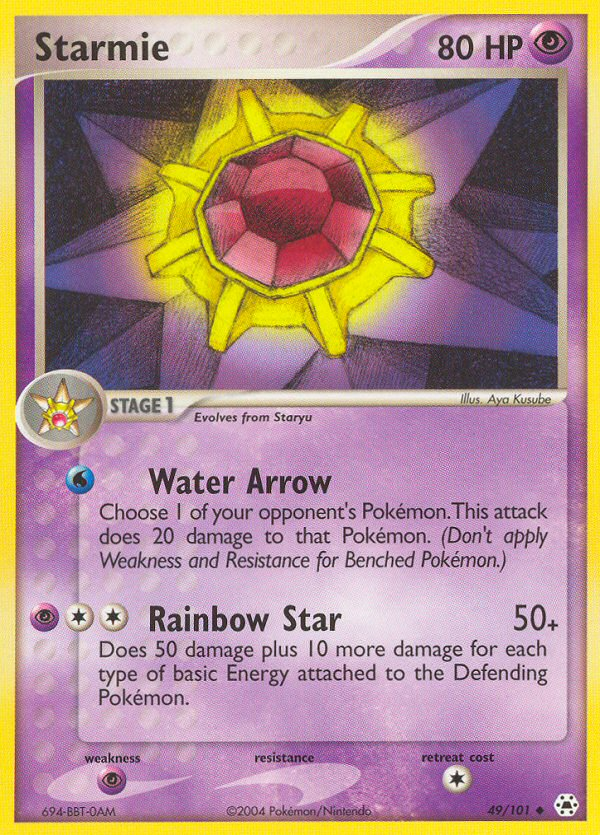 Starmie (49/101) [EX: Hidden Legends] - Card Brawlers | Quebec | Canada | Yu-Gi-Oh!