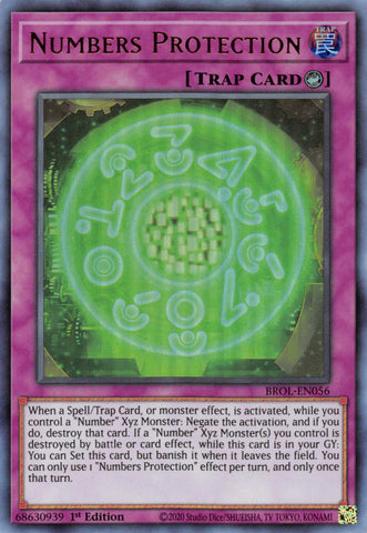 Numbers Protection [BROL-EN056] Ultra Rare - Card Brawlers | Quebec | Canada | Yu-Gi-Oh!