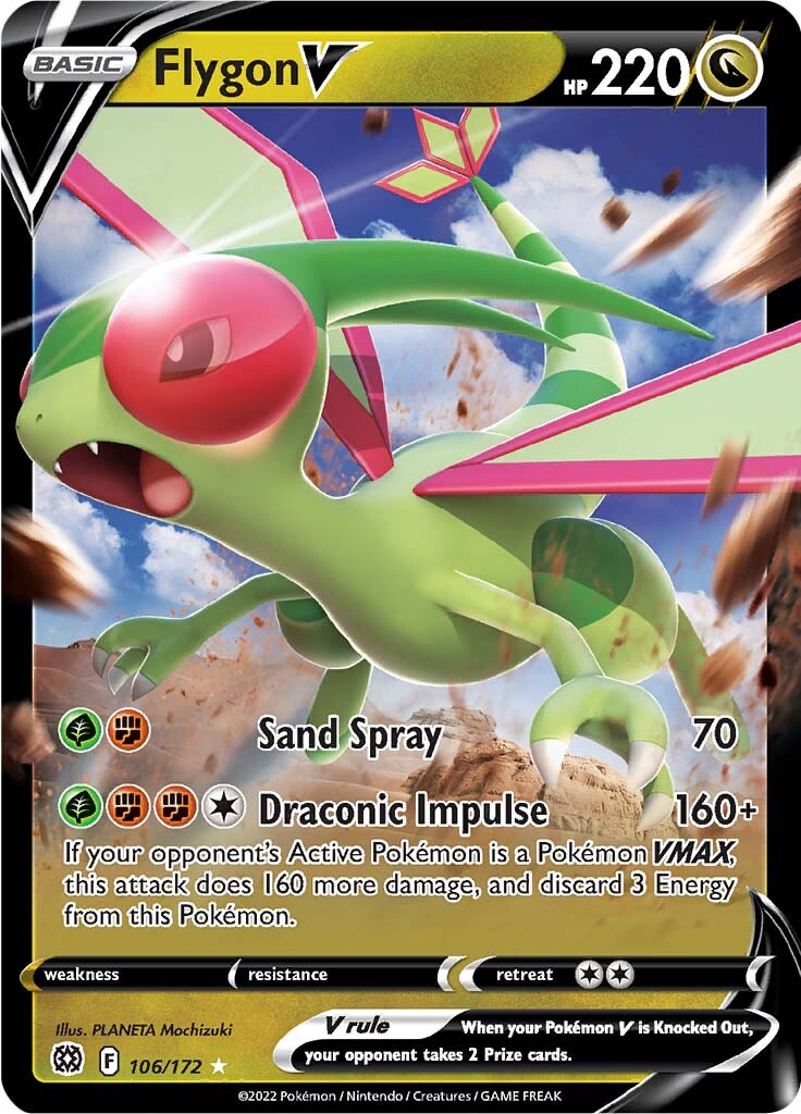Flygon V (106/172) [Sword & Shield: Brilliant Stars] - Card Brawlers | Quebec | Canada | Yu-Gi-Oh!