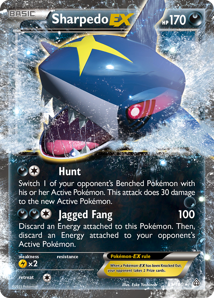 Sharpedo EX (91/160) [XY: Primal Clash] - Card Brawlers | Quebec | Canada | Yu-Gi-Oh!