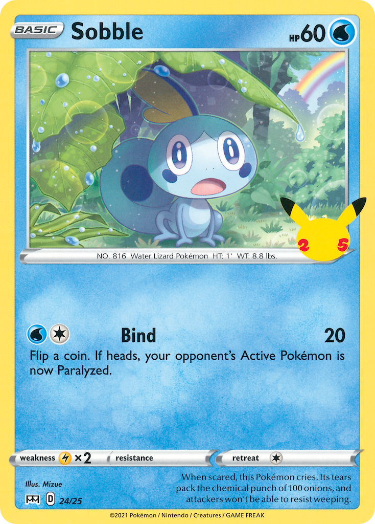 Sobble (24/25) [McDonald's 25th Anniversary] - Card Brawlers | Quebec | Canada | Yu-Gi-Oh!