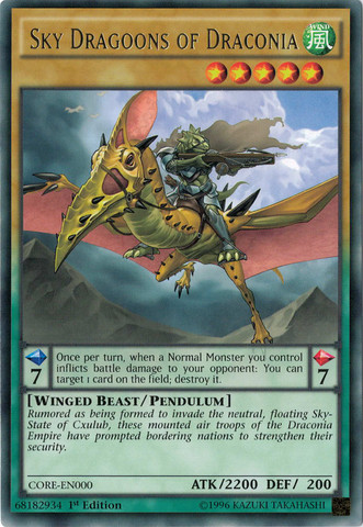 Sky Dragoons of Draconia [CORE-EN000] Rare - Yu-Gi-Oh! - Card Brawlers | Quebec | Canada |