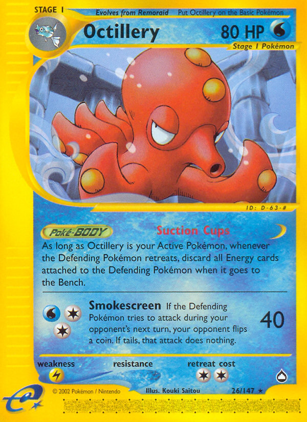 Octillery (26/147) [Aquapolis] - Card Brawlers | Quebec | Canada | Yu-Gi-Oh!