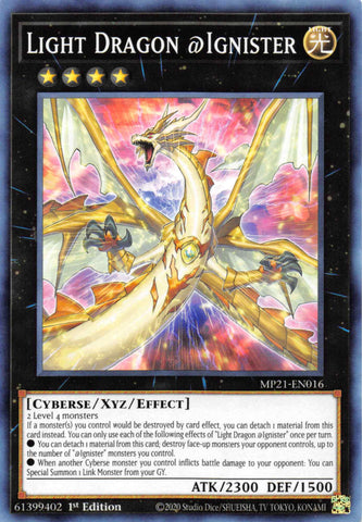 Light Dragon @Ignister [MP21-EN016] Common - Card Brawlers | Quebec | Canada | Yu-Gi-Oh!