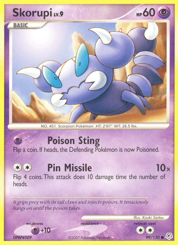 Skorupi (99/130) [Diamond & Pearl: Base Set] - Card Brawlers | Quebec | Canada | Yu-Gi-Oh!