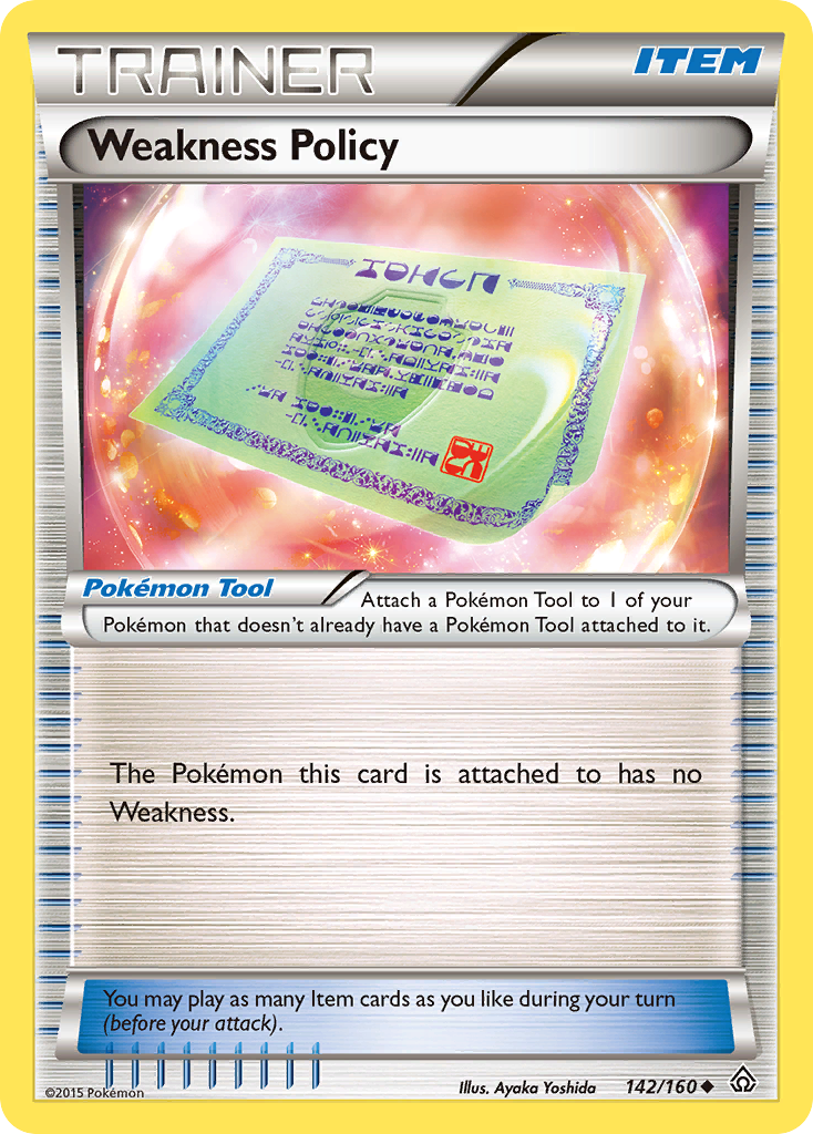 Weakness Policy (142/160) [XY: Primal Clash] - Card Brawlers | Quebec | Canada | Yu-Gi-Oh!