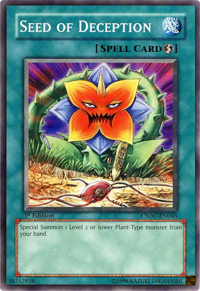 Seed of Deception [CSOC-EN046] Common - Yu-Gi-Oh! - Card Brawlers | Quebec | Canada |