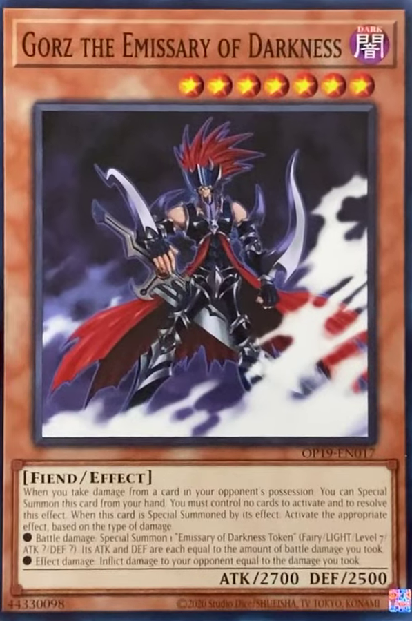 Gorz the Emissary of Darkness [OP19-EN017] Common - Card Brawlers | Quebec | Canada | Yu-Gi-Oh!