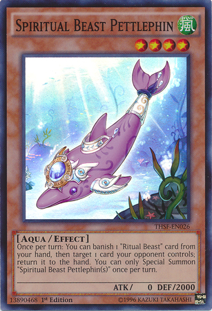 Spiritual Beast Pettlephin [THSF-EN026] Super Rare - Card Brawlers | Quebec | Canada | Yu-Gi-Oh!