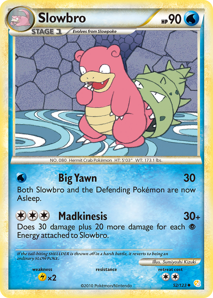 Slowbro (52/123) [HeartGold & SoulSilver: Base Set] - Card Brawlers | Quebec | Canada | Yu-Gi-Oh!