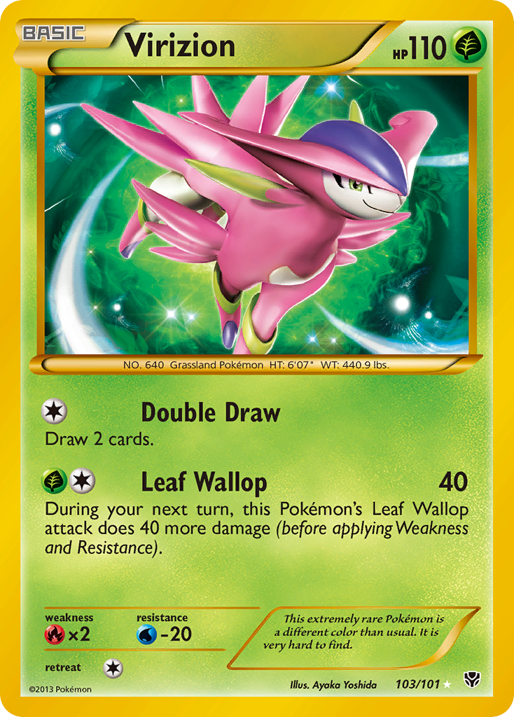 Virizion (103/101) [Black & White: Plasma Blast] - Card Brawlers | Quebec | Canada | Yu-Gi-Oh!