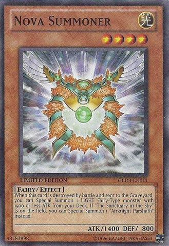 Nova Summoner [GLD3-EN011] Common - Card Brawlers | Quebec | Canada | Yu-Gi-Oh!