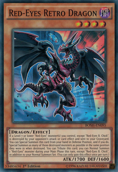 Red-Eyes Retro Dragon [BOSH-EN095] Super Rare - Card Brawlers | Quebec | Canada | Yu-Gi-Oh!