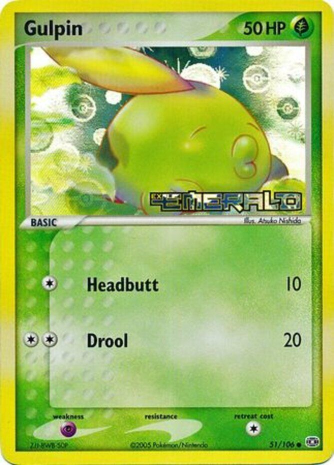 Gulpin (51/106) (Stamped) [EX: Emerald] - Card Brawlers | Quebec | Canada | Yu-Gi-Oh!