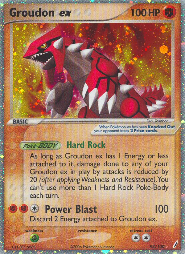 Groudon ex (93/100) [EX: Crystal Guardians] - Card Brawlers | Quebec | Canada | Yu-Gi-Oh!