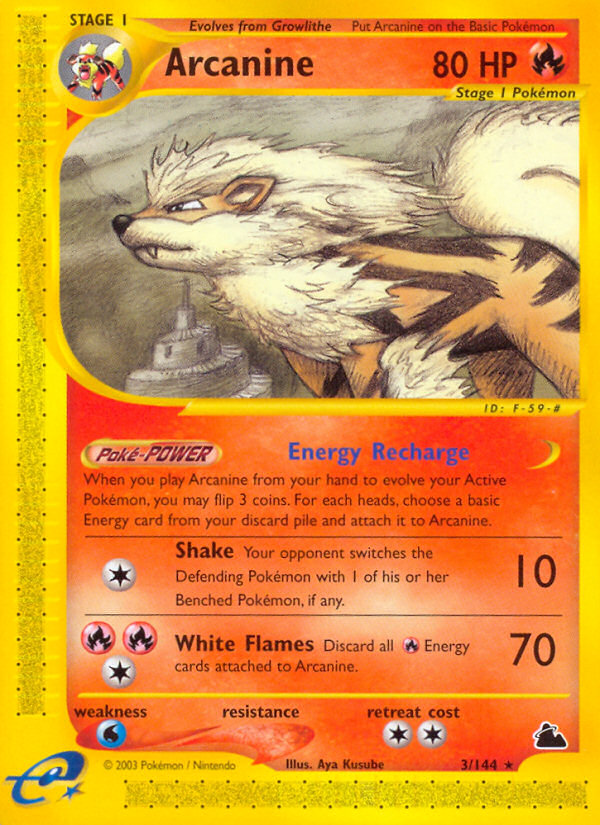 Arcanine (3/144) [Skyridge] - Card Brawlers | Quebec | Canada | Yu-Gi-Oh!