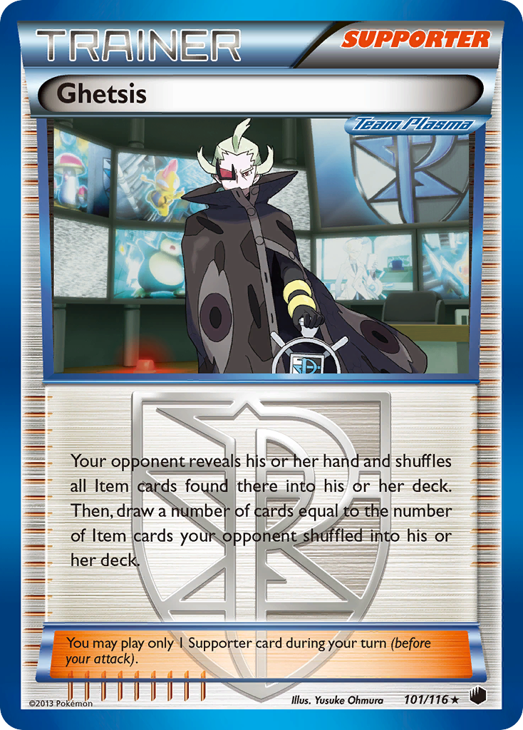 Ghetsis (101/116) [Black & White: Plasma Freeze] - Card Brawlers | Quebec | Canada | Yu-Gi-Oh!
