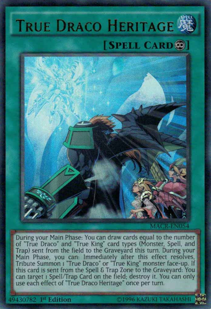 True Draco Heritage [MACR-EN054] Ultra Rare - Yu-Gi-Oh! - Card Brawlers | Quebec | Canada |