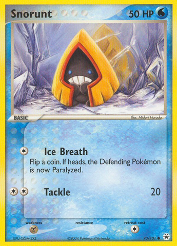 Snorunt (73/101) [EX: Hidden Legends] - Card Brawlers | Quebec | Canada | Yu-Gi-Oh!