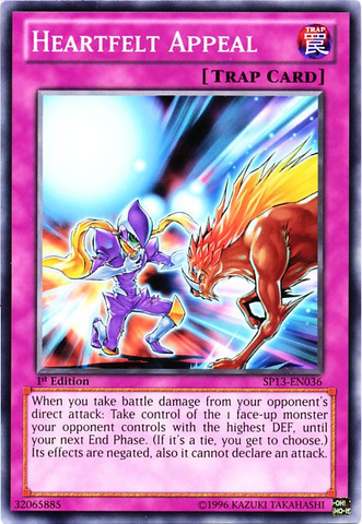 Heartfelt Appeal [SP13-EN036] Common - Card Brawlers | Quebec | Canada | Yu-Gi-Oh!