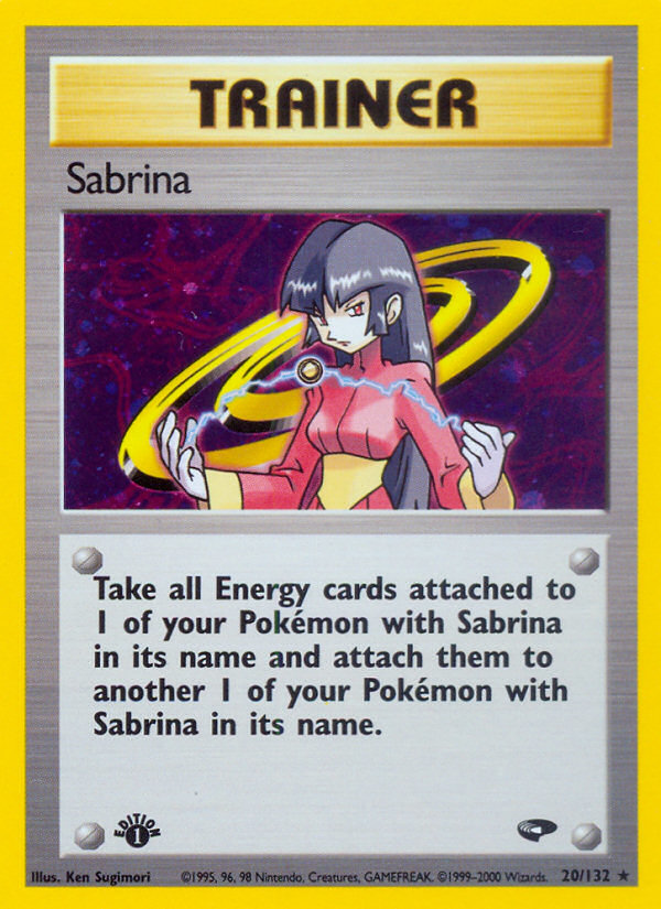 Sabrina (20/132) [Gym Challenge 1st Edition] - Card Brawlers | Quebec | Canada | Yu-Gi-Oh!