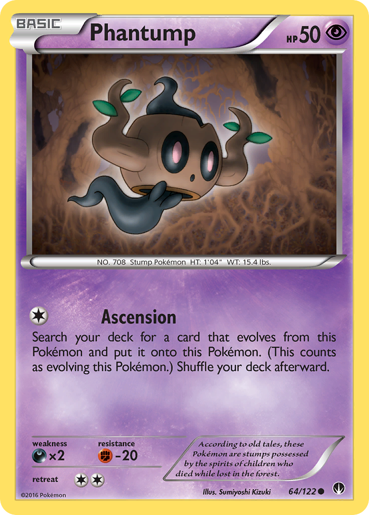 Phantump (64/122) [XY: BREAKpoint] - Card Brawlers | Quebec | Canada | Yu-Gi-Oh!
