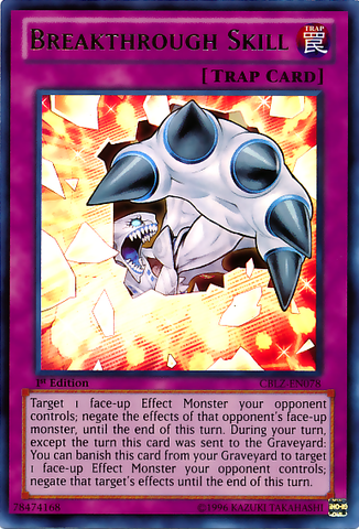 Breakthrough Skill [CBLZ-EN078] Ultra Rare - Card Brawlers | Quebec | Canada | Yu-Gi-Oh!