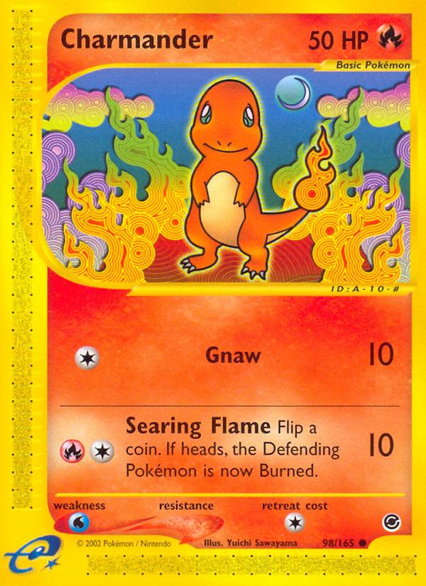 Charmander (98/165) [Expedition: Base Set] - Card Brawlers | Quebec | Canada | Yu-Gi-Oh!