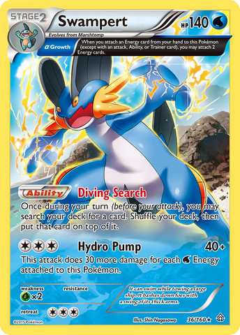 Swampert (36/160) [XY: Primal Clash] - Card Brawlers | Quebec | Canada | Yu-Gi-Oh!