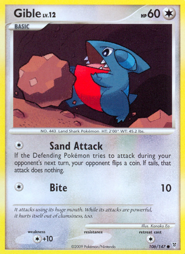 Gible (106/147) [Platinum: Supreme Victors] - Card Brawlers | Quebec | Canada | Yu-Gi-Oh!
