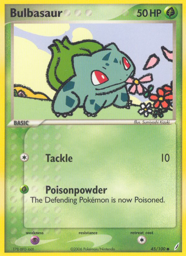 Bulbasaur (45/100) [EX: Crystal Guardians] - Card Brawlers | Quebec | Canada | Yu-Gi-Oh!