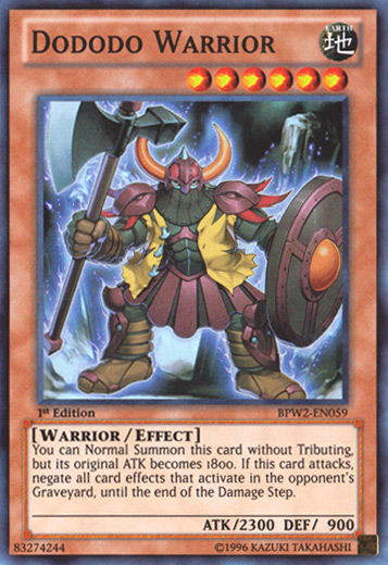 Dododo Warrior [BPW2-EN059] Super Rare - Yu-Gi-Oh! - Card Brawlers | Quebec | Canada |