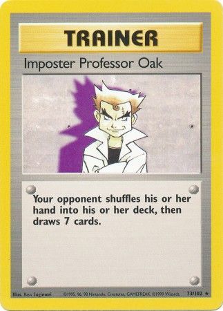 Imposter Professor Oak (73/102) [Base Set Unlimited] - Card Brawlers | Quebec | Canada | Yu-Gi-Oh!